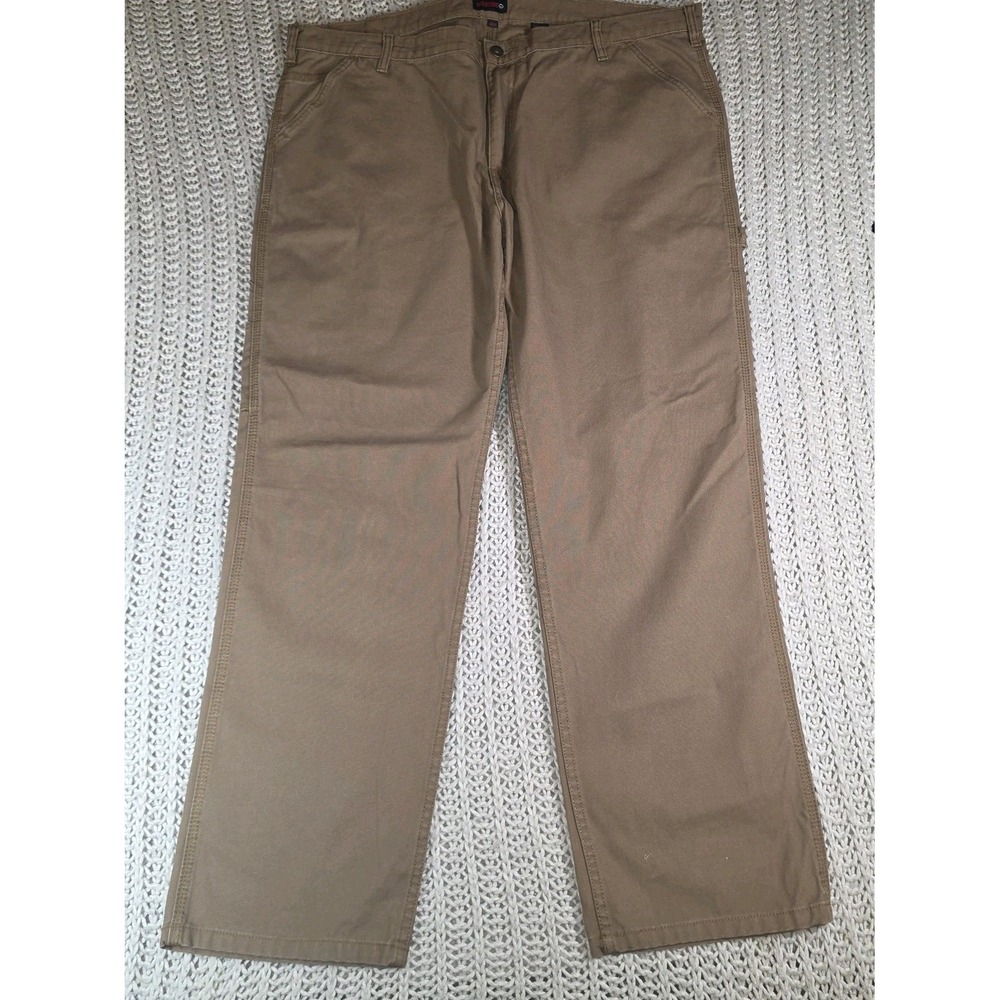 NWT Wolverine Hammerloop Carpenter Work Pants Men's 44x34 Beige Brown 100%cotton
